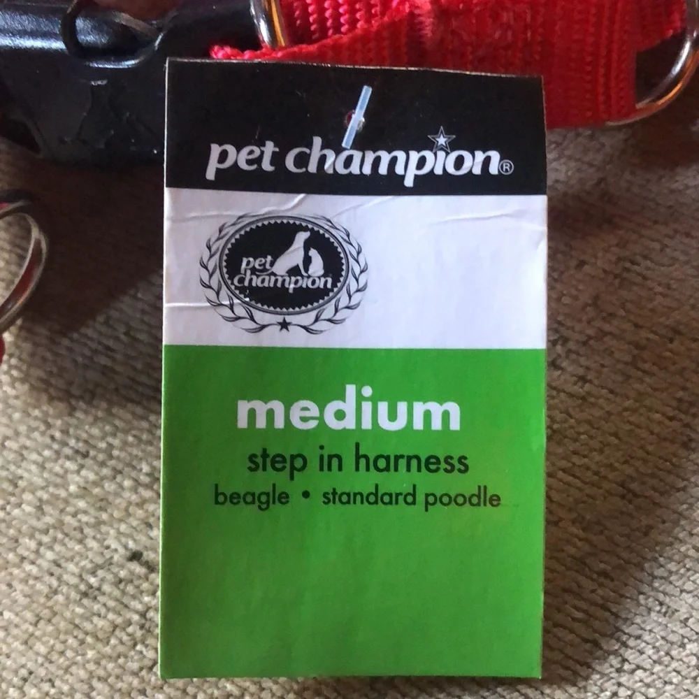 NWT Pet Champion step in harness M